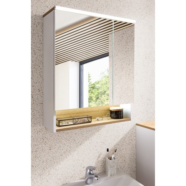 Bílá koupelnová skříňka 72x60 cm Quickset 383 – Pelipal-image-1