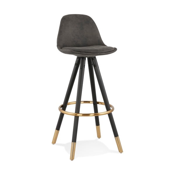 Černá barová židle Kokoon Bruce, výška sedáku 75 cm