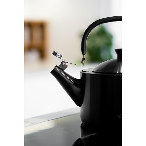 Černá varná konvice s pístem Vialli Design Diamante, 1,5 l-image-3