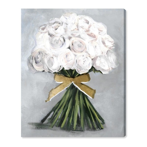 Obraz Oliver Gal Wonderful Light Bouquet, 35 x 40 cm 