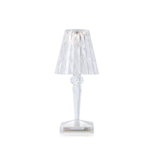 Transparentní stolní lampa Kartell Battery