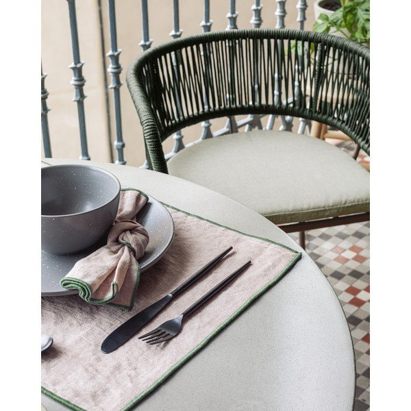 Betonový venkovní jídelní stůl Kave Home Itai, ⌀ 90 cm-image-4