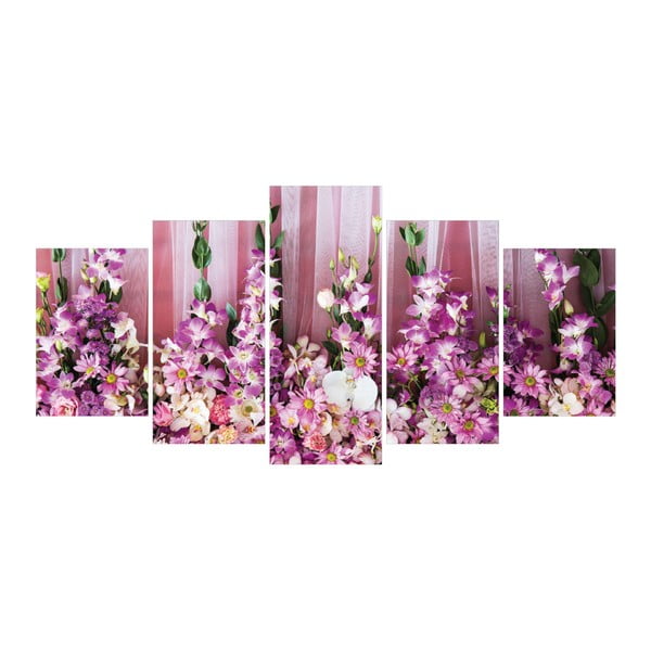 Vícedílný obraz La Maison Des Couleurs Pink Flowers