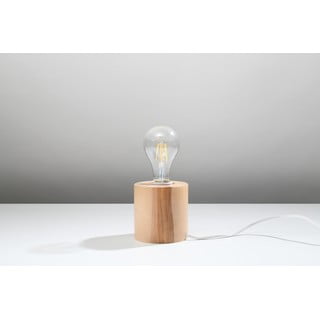 Dřevěná stolní lampa Nice Lamps Elia