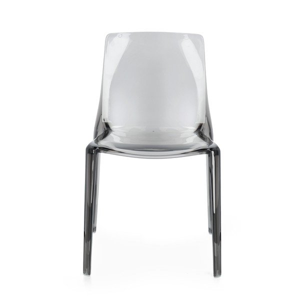 Šedá plastová zahradní židle Adele – Bizzotto-image-1