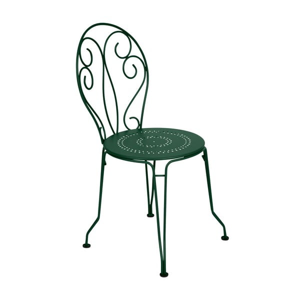Zelená kovová židle Fermob Montmartre