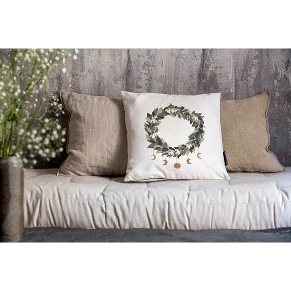 Povlak na polštář s vánočním motivem 45x45 cm Festive Wreath – Butter Kings-image-1