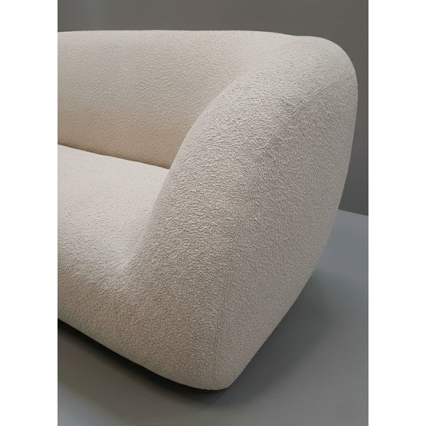 Krémová pohovka z textilie bouclé 210 cm Essen - II. jakost – Cosmopolitan Design-image-3