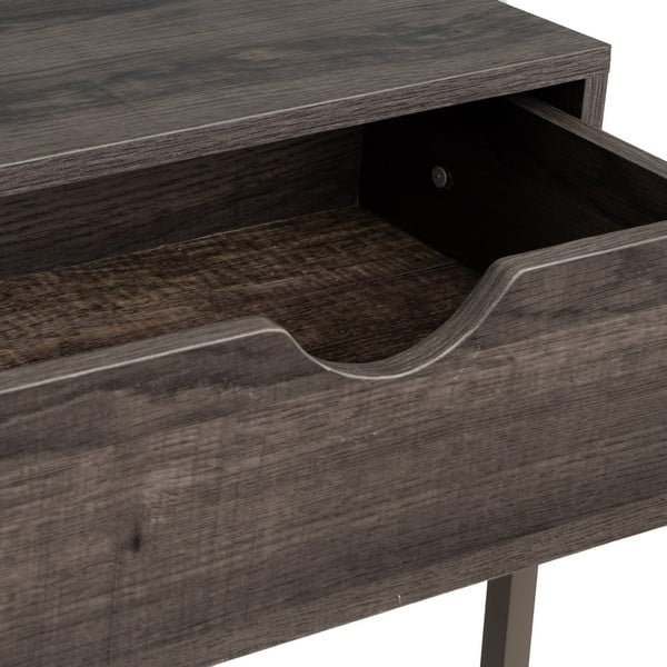 Hnědý konzolový stolek 30x80 cm – Casa Selección-image-3