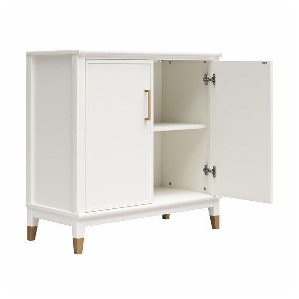 Bílá skříňka 84x84 cm Westerleigh – CosmoLiving by Cosmopolitan-image-1