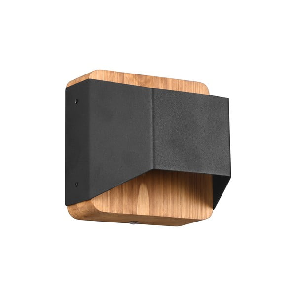 Matně černé LED stmívatelné nástěnné svítidlo Arino – Trio-image-3