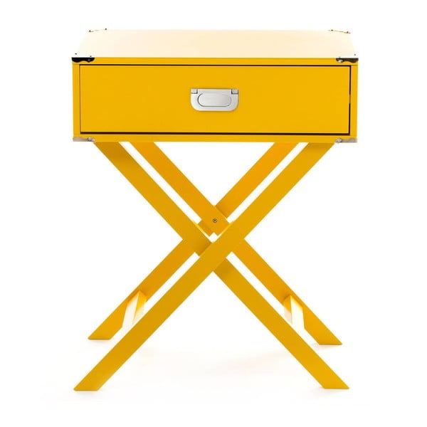 Žlutý odkládací stolek Vivorum Phillipp