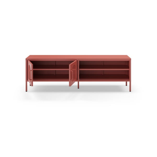 TV stolek v cihlové barvě 160x50 cm Diora – Marckeric-image-2