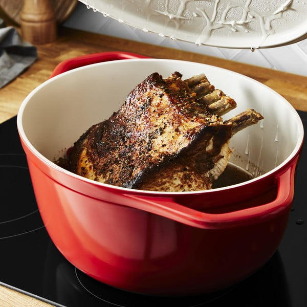 Hliníkový hrnec s pokličkou s nepřilnavým povrchem na indukci 5.7 l Air – Tefal-image-1