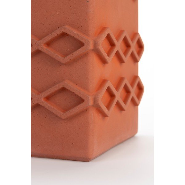 Oranžová váza z betonu Graphic – Zuiver-image-4