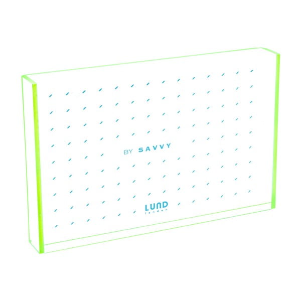 Rámeček na fotografie se zelenými hranami Lund London Flash Tidy, 15,6 x 10,2 cm