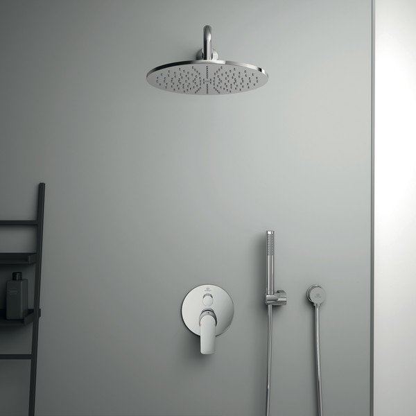 Vanová podomítková baterie v leskle stříbrné barvě Connect Air – Ideal Standard-image-3