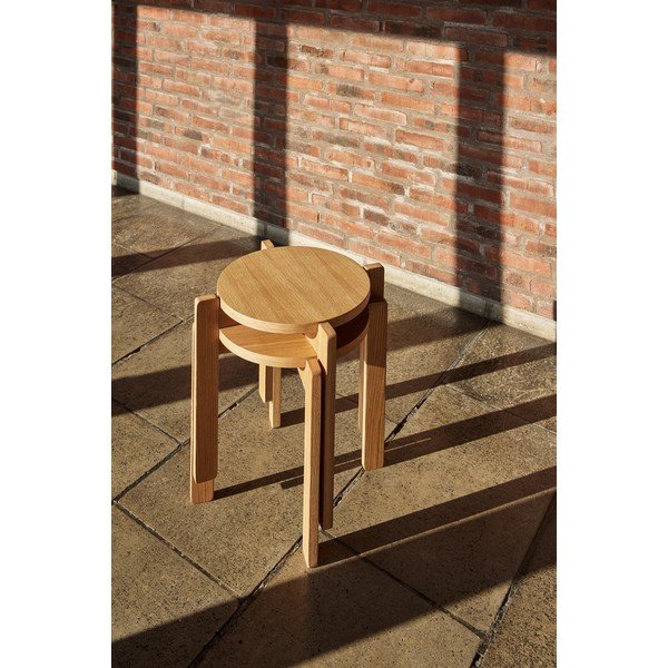 Stolička z dubového dřeva Always – Hübsch-image-1