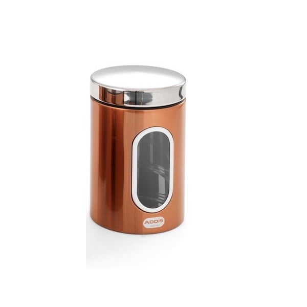 Sada 3 úložných dóz v měděné barvě Addis Canister Set