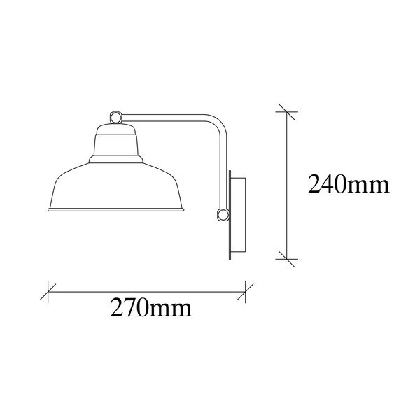 Černé nástěnné svítidlo Berceste – Opviq lights-image-4