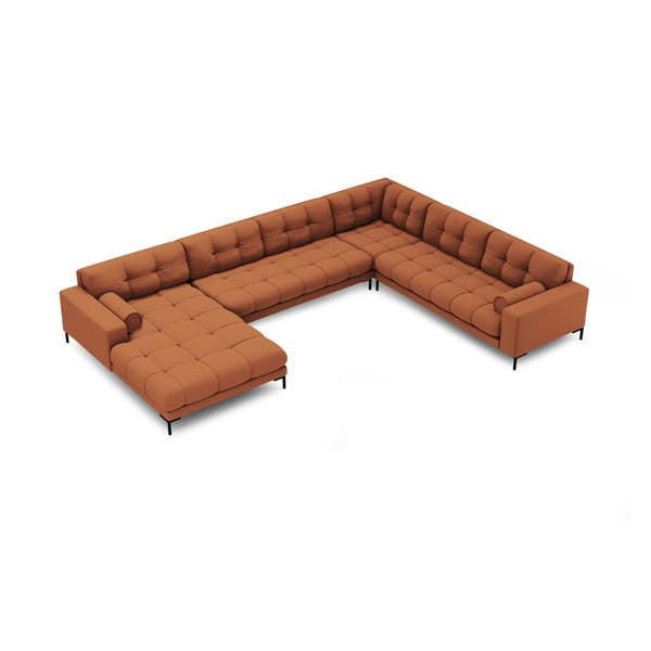 Rohová pohovka v cihlové barvě (pravý roh) Bali – Cosmopolitan Design-image-4