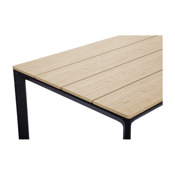 Zahradní jídelní set pro 4 osoby s černou židlí Joanna a stolem Thor, 147 x 90 cm-image-3