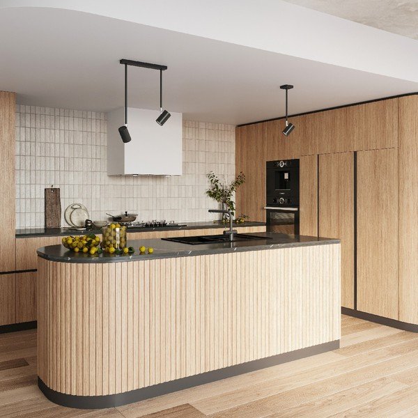 Černé bodové svítidlo 10x30 cm Jones – Sollux-image-1