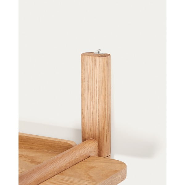 Modulární policový systém z dubového dřeva v přírodní barvě 90x28 cm Sitra – Kave Home-image-4