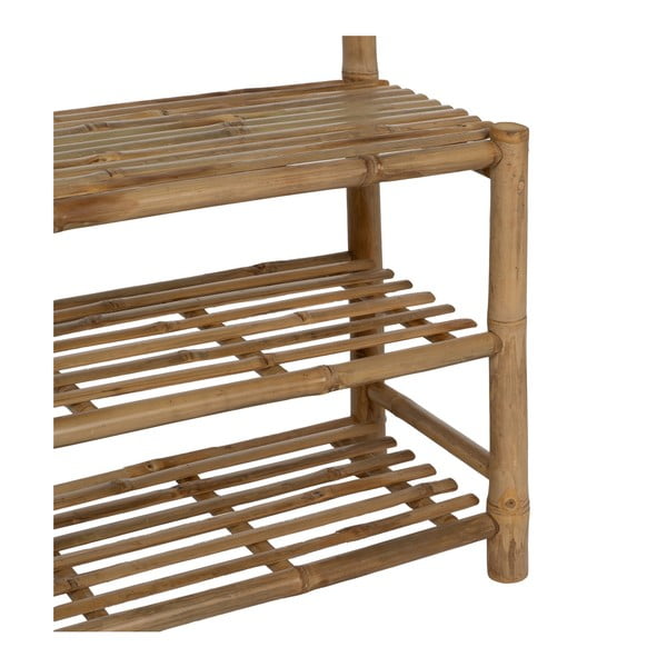 Bambusová předsíňová sestava v přírodní barvě 70x175x32 cm Manali – Ixia-image-3