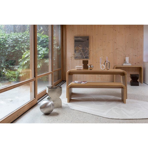 Jídelní stůl v dekoru dubu 80x160 cm Brave – Zuiver-image-1