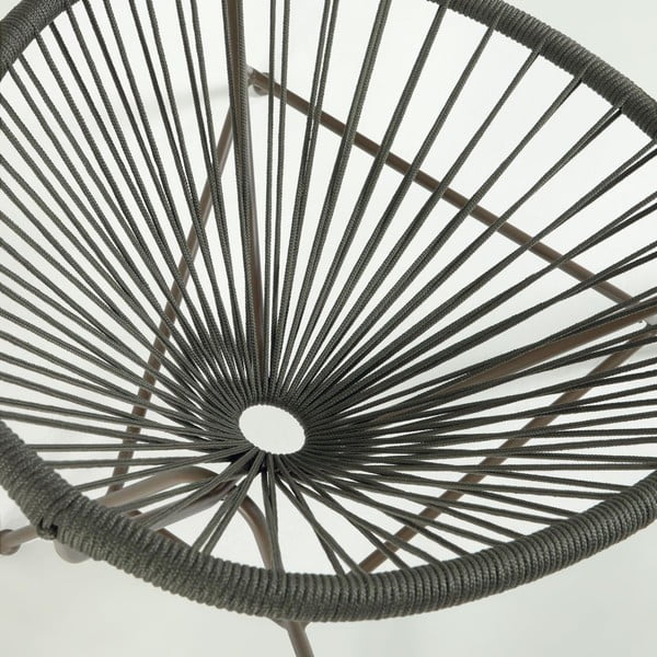 Zahradní křeslo se zeleným výpletem Kave Home Samantha-image-4