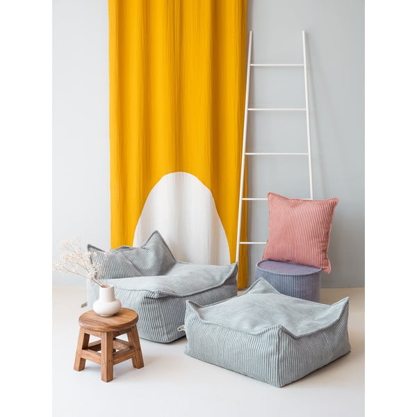 Manšestrový dětský sedací vak v mentolové barvě Chair – Wigiwama-image-4