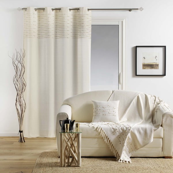 Béžový bavlněný závěs 140x240 cm Golden Sunset – douceur d'intérieur-image-2