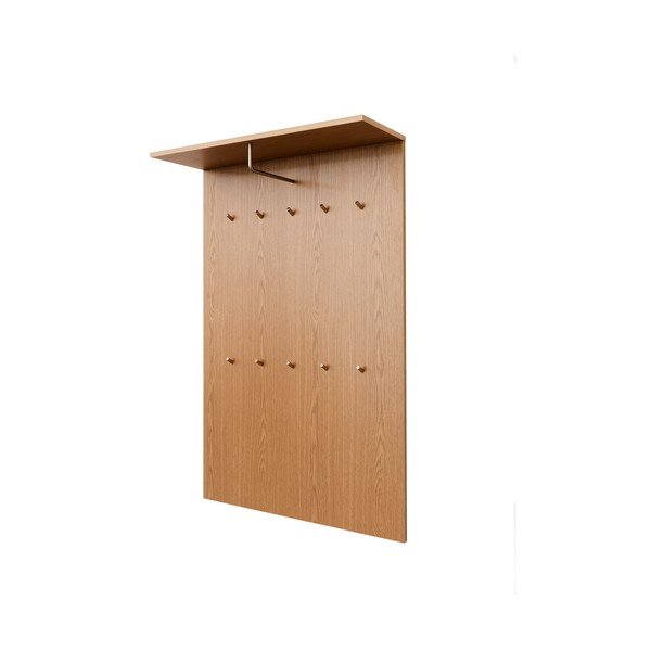 Věšákový panel v dekoru dubu v přírodní barvě Dot – Tenzo-image-2