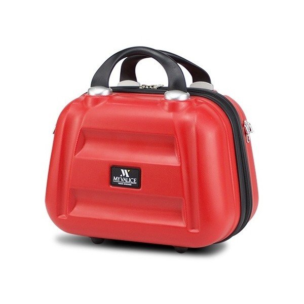 Červený dámský příruční cestovní kufřík My Valice SMART BAG LASSO Make Up & Hand Suitcase