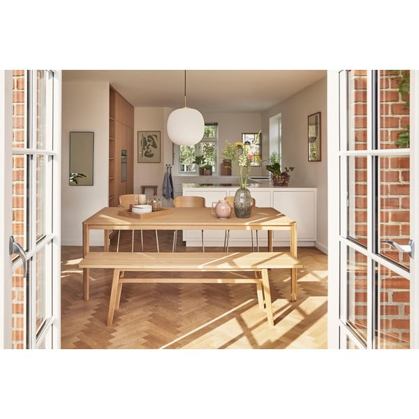 Světle hnědá lavice Ground – Hübsch-image-2