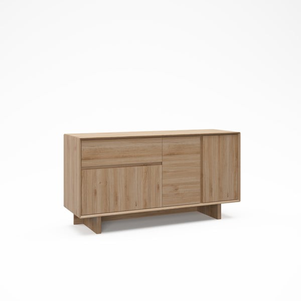 Komoda v dekoru dubu v přírodní barvě 146x76x45 cm Carpi – Marckeric-image-4