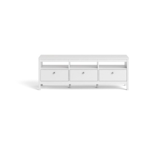 Bílý TV stolek 151x54 cm Madrid – Tvilum-image-2