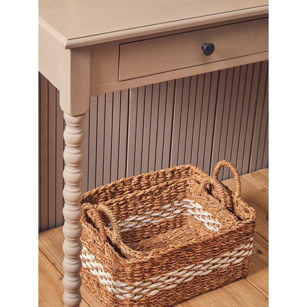 Pracovní stůl z borovicového dřeva 48x107 cm Heritage – Premier Housewares-image-4