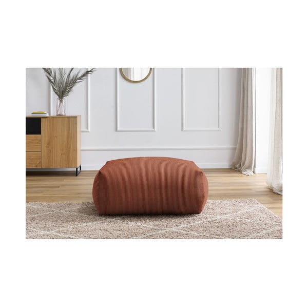 Manšestrová podnožka v cihlové barvě Voltaire – Bobochic Paris-image-1