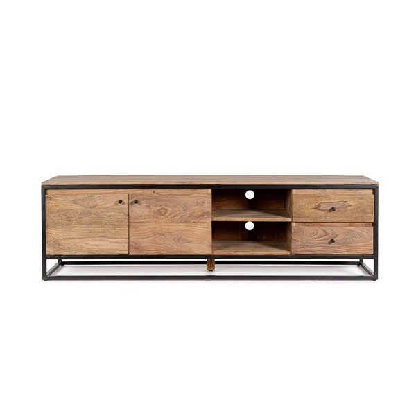 TV stolek z masivu sheesham v přírodní barvě 175x50x45 cm Nartan – Bizzotto