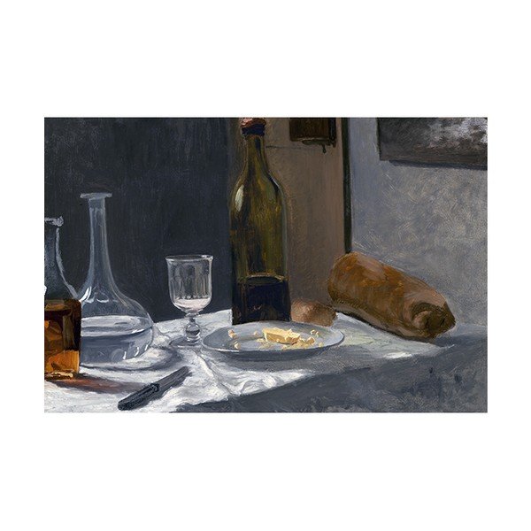 Obraz Claude Monet - Still Life with Bottle, 45x30 cm