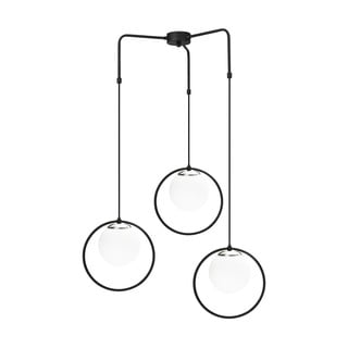 Černé kovové závěsné svítidlo Opviq lights Nazarios