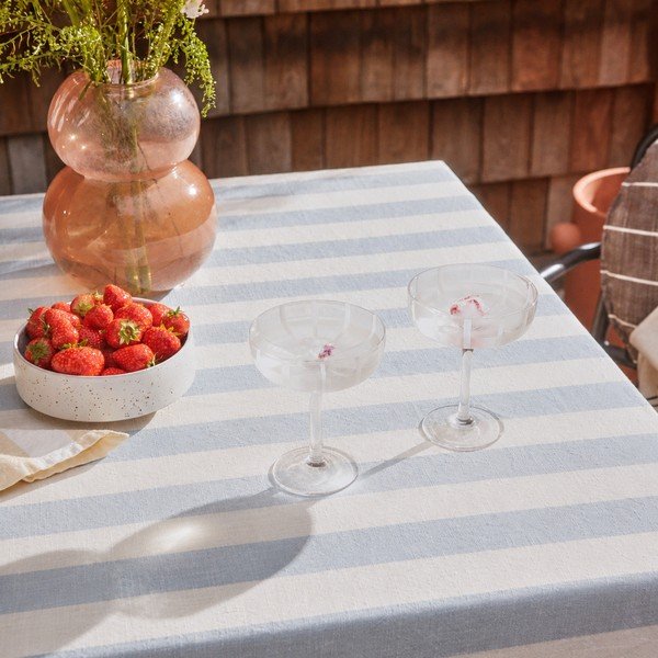 Ubrus z bio bavlny 140x200 cm Striped – OYOY Living Design-image-1