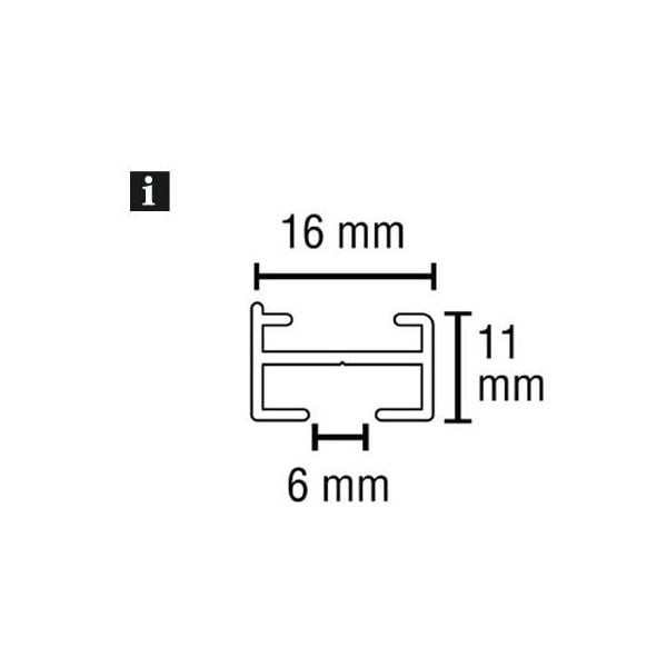 Kovová kolejnice na záclony 160 cm Lucy - Gardinia-image-4
