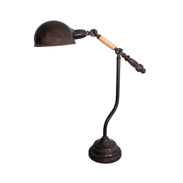 Hnědá stolní lampa (výška 67 cm) – Antic Line
