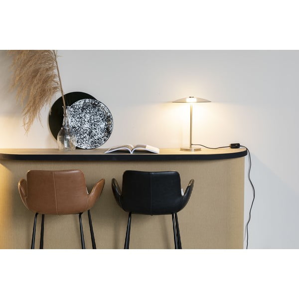 Šedá/ve zlaté barvě LED stmívatelná stolní lampa se skleněným stínidlem (výška 42 cm) Float – Zuiver-image-1