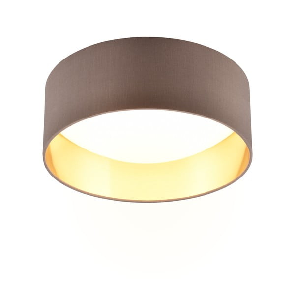 Světle hnědé LED stropní svítidlo ø 30 cm Locarno – Reality-image-1