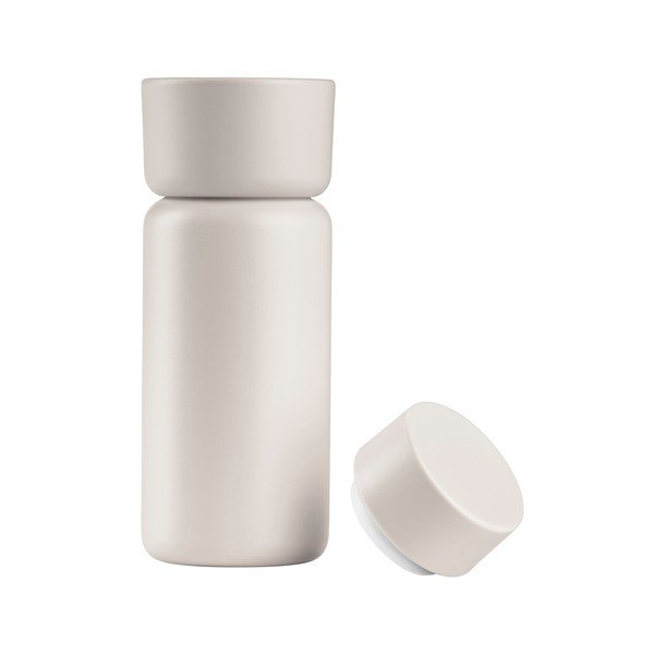 Béžový termo hrnek z nerezové oceli 400 ml Singles – Zone-image-3