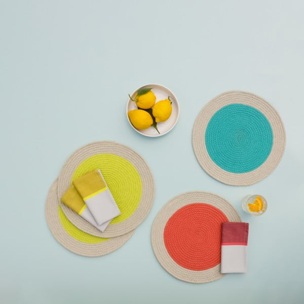 Látkové prostírání 2 ks ø 38 cm Mint - Remember-image-1
